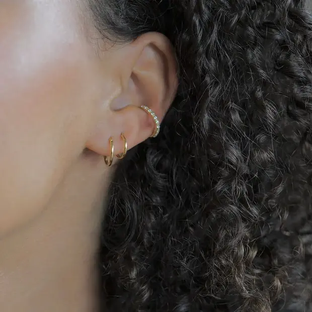 Gold plated ear cuff Keyla