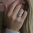 Zilveren Chakra ring Lotus Zilveren Chakra ring Lotus