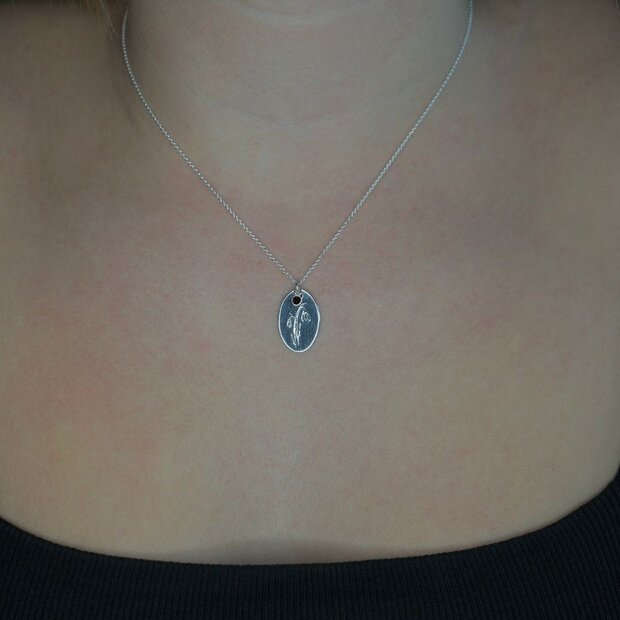 Geboortebloem ketting Januari