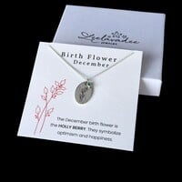 Geboortebloem ketting December