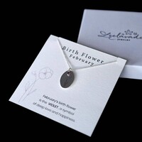 Geboortebloem ketting Februari