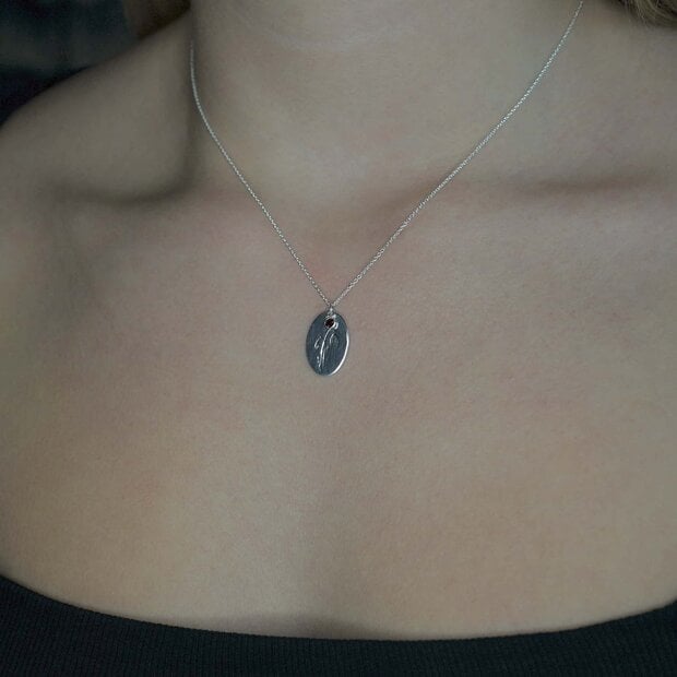Geboortebloem ketting Januari