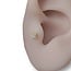 Piercing met steentjes goudkleur Piercing met steentjes goudkleur