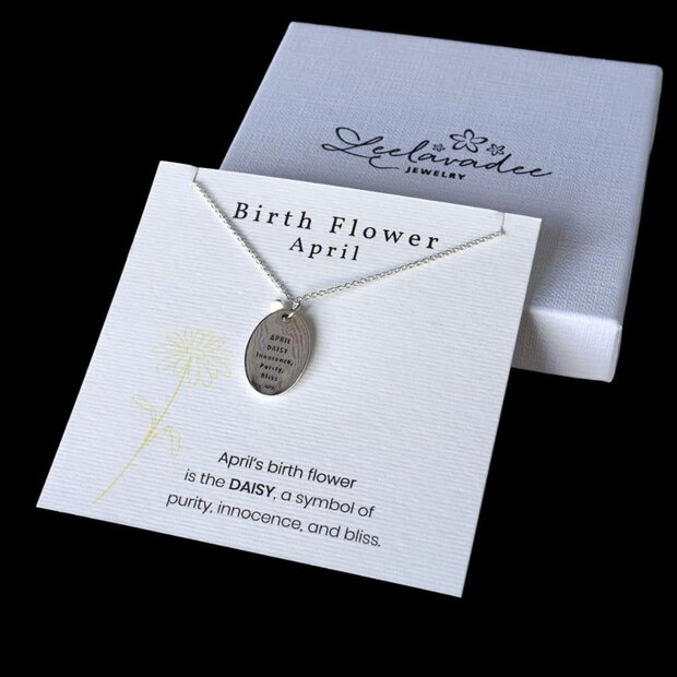 Geboortebloem ketting April