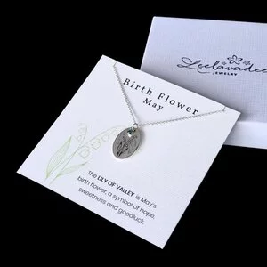 Geboortebloem ketting Mei Geboortebloem ketting Mei