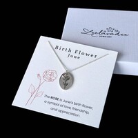 Geboortebloem ketting Juni Geboortebloem ketting Juni