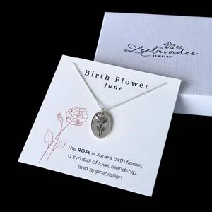 Geboortebloem ketting Juni Geboortebloem ketting Juni