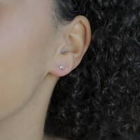 Zilveren oorknopjes Crystal Caylee Zilveren oorknopjes Crystal Caylee