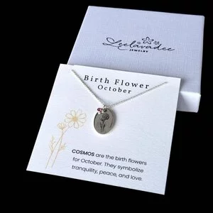 Geboortebloem ketting Oktober Geboortebloem ketting Oktober