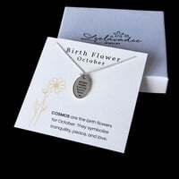 Geboortebloem ketting Oktober Geboortebloem ketting Oktober