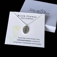 Geboortebloem ketting November