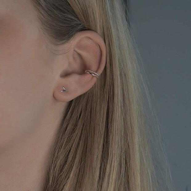 Zilveren ear cuff Amarens