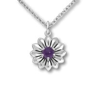 Ketting bloem Amethist Zahra