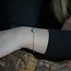 Gold plated armbandje amazoniet Mona