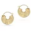 Goldplated oorbellen Sun Goldplated oorbellen Sun