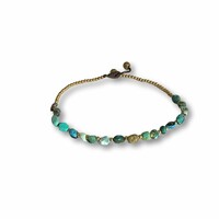 Enkelbandje Chrysocolla