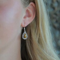 Tijgeroog oorbellen Mahala