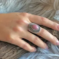 Rhodoniet ring Ameya