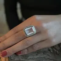 Rozenkwarts ring Utopia