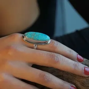 Turquoise ring Apolonia