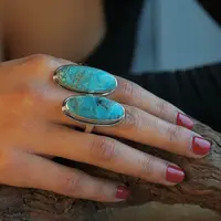 Turquoise ring Apolonia