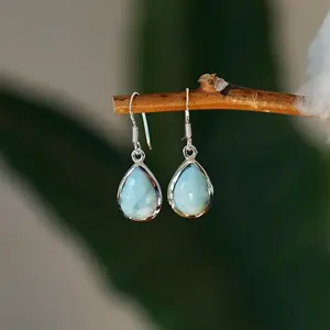 Larimar oorbellen Nirbu