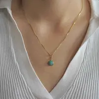 Gold plated ketting Janice