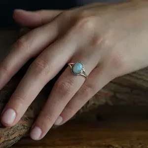 Larimar ring Garitas