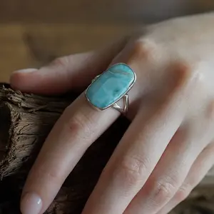 Larimar ring Cayenas