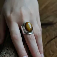 Tiger -eye ring Anello Tiger -eye ring Anello