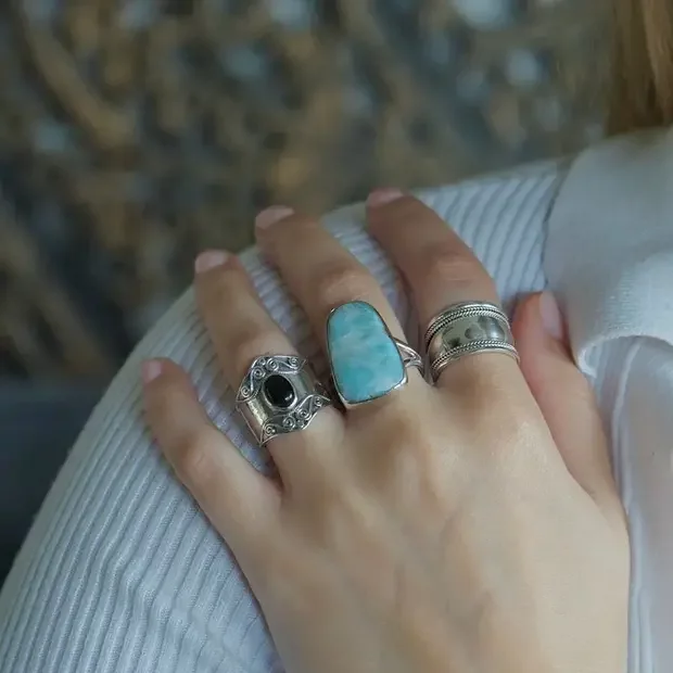 Brede Bali ring Cela