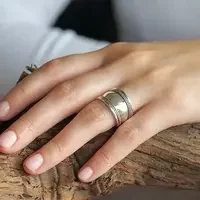 Brede Bali ring Cela