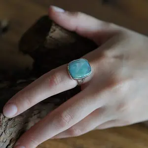 Larimar ring Cayenas