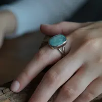 Larimar ring Cayenas Larimar ring Cayenas