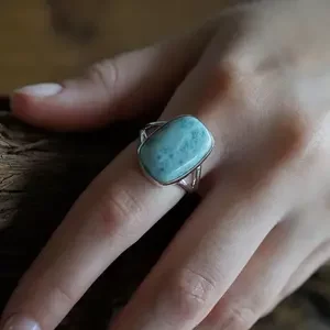 Larimar ring Dominicana