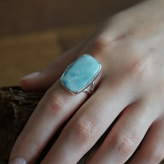 Larimar ring Brivala