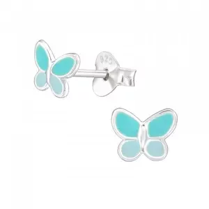 Kinderoorbellen Blauw Vlindertje