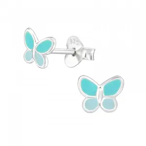 Kinderoorbellen Blauw Vlindertje