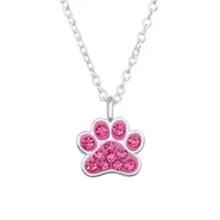 Kinderketting Roze Hondenpoot Kinderketting Roze Hondenpoot