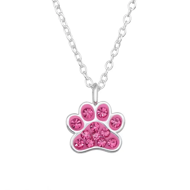 Kinderketting Roze Hondenpoot