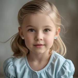 Kinderoorbellen Blauw Vlindertje