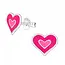Kinderoorbellen Roze Hart Kinderoorbellen Roze Hart