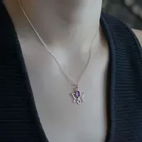 Amethist hanger Lotus Amethist hanger Lotus