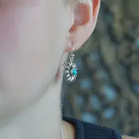 Turquoise oorbellen Sunshine Turquoise oorbellen Sunshine
