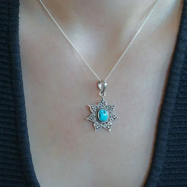 Turquoise hanger Ashqua