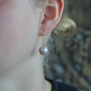 Parel oorbellen Zahara