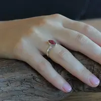 Robijn ring Rosée
