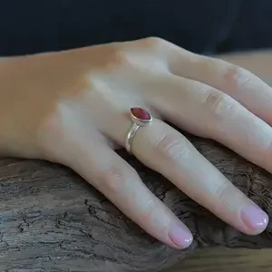 Robijn ring Rosée