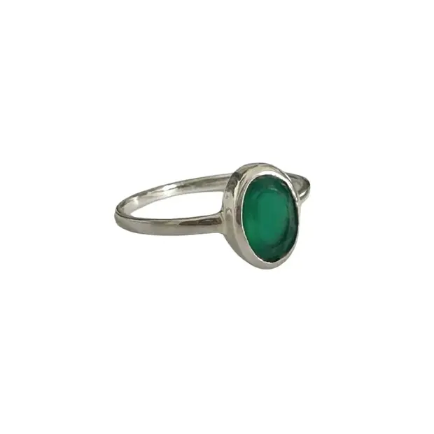 Groene Onyx ring Piccola