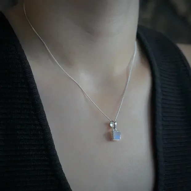 Maansteen ketting Adelina